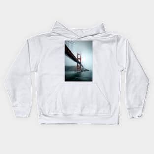 Foggy Day at Golden Gate Kids Hoodie